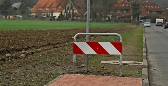 Gehwege an Sieben-Trappen-Straße in Benthe erneuert