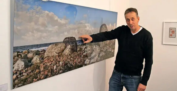 Frank Nordiek stellt seine Werke im Kunstraum Benther Berg aus