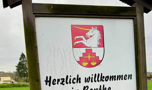 Spendenaktion für die Begrüßungstafel am Ortseingang