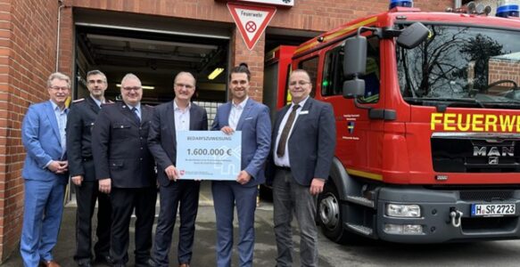 Die Stadt Ronnenberg erhält einen großen Zuschuss vom Land Niedersachsen für das neue Feuerwehrhaus in Benthe